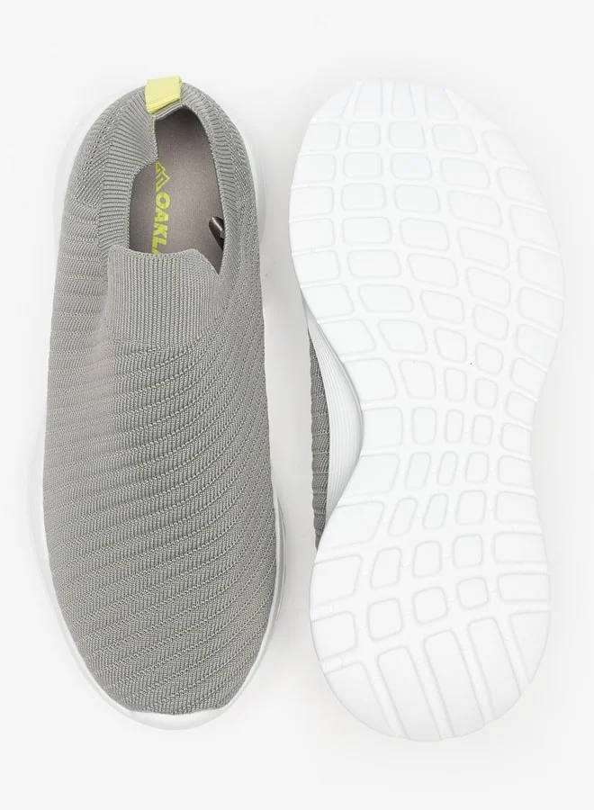 Oaklan by Shoexpress Textured Slip-On Walking Shoes