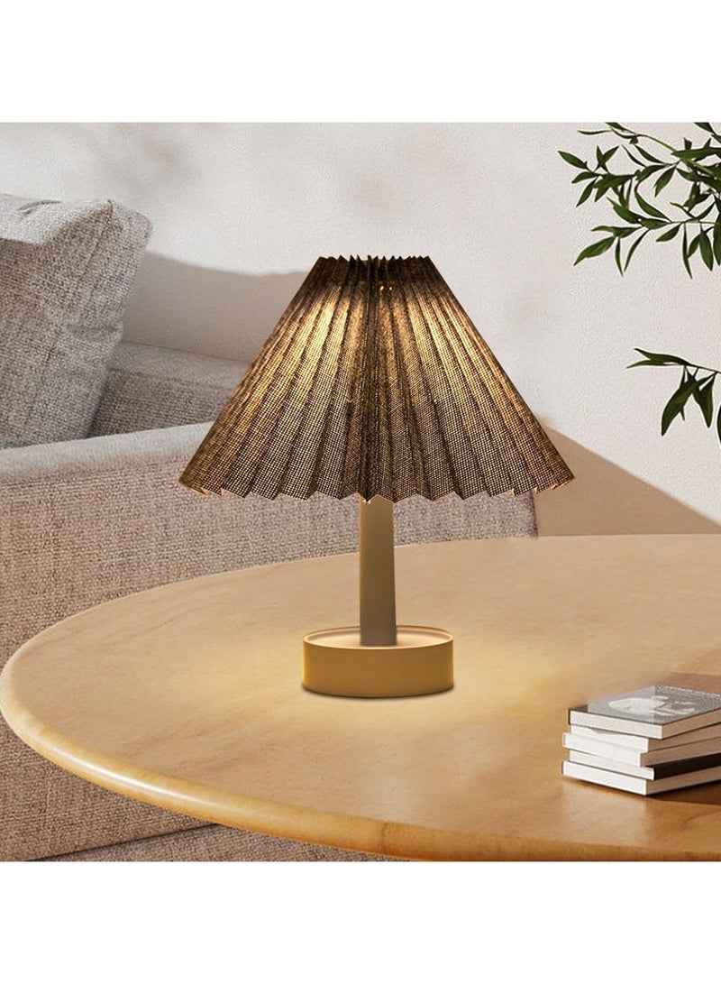 CMGTYYD Transformable Retro Umbrella Table Lamp - USB rechargeable night light with 3 modes, beautiful ambient lighting, artist home decor for living room, study, bedroom - Image 2