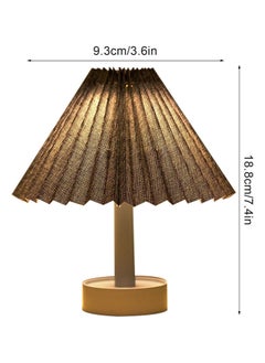 CMGTYYD Transformable Retro Umbrella Table Lamp - USB rechargeable night light with 3 modes, beautiful ambient lighting, artist home decor for living room, study, bedroom  - Image 5