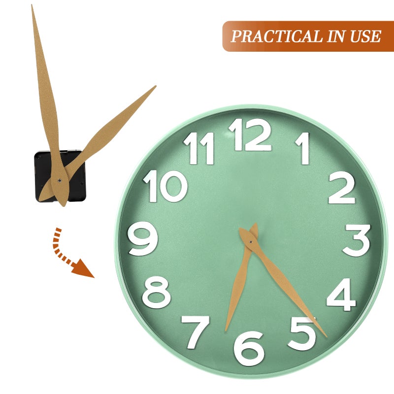 1 Set Clock Hands and Motor Kit Battery Operated Clock Motor Kit with Clock Hands - Image 3