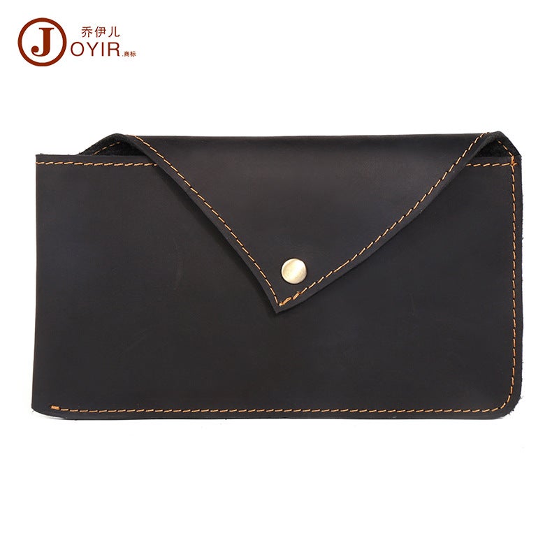 Joyir Leather Waist Bag Multifunctional Sports Tactical Waist Hanging Bag Large Capacity Horizontal Men'S Waist Bag - Image 1