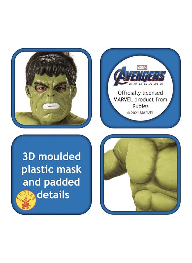 RUBIE'S Rubie's Costume Marvel: Avengers Endgame Deluxe Hulk Costume & MaskCostume  - Image 4