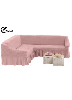 EVORY HOME Sofa Cover L  Shape Super Stretchable Anti-Wrinkle Slip Flexible Resistant 5.5 Meter 