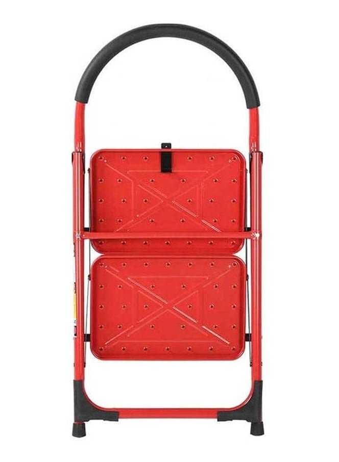 Hot Favorable Price 2-Step Home Mini Red Stairs | Folding Wrought Iron Ladder | Compact and Durable for Household Use  - Image 3