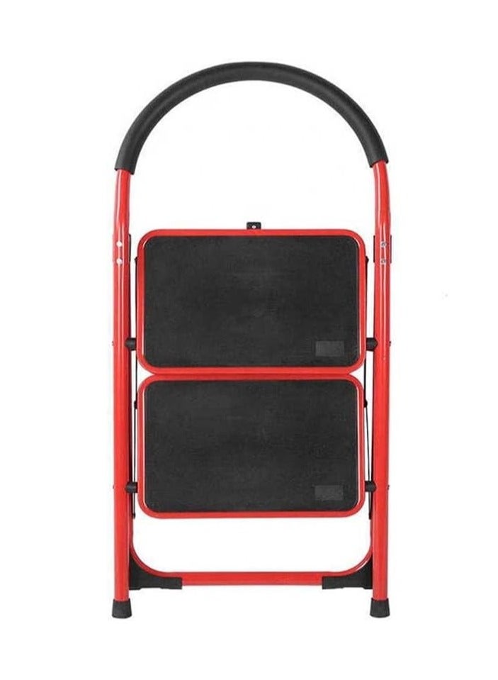 Hot Favorable Price 2-Step Home Mini Red Stairs | Folding Wrought Iron Ladder | Compact and Durable for Household Use  - Image 4