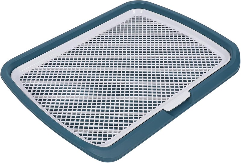 Zerodis Puppy Potty Training Tray, PP Polypropylene, Washable Pee Pad Holder, 19.7 X 26in, for Small Puppy and Dog Toilet Indoor Use (Blue) - Image 2