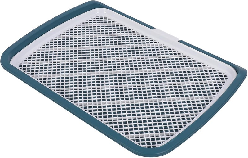 Zerodis Puppy Potty Training Tray, PP Polypropylene, Washable Pee Pad Holder, 19.7 X 26in, for Small Puppy and Dog Toilet Indoor Use (Blue) - Image 4