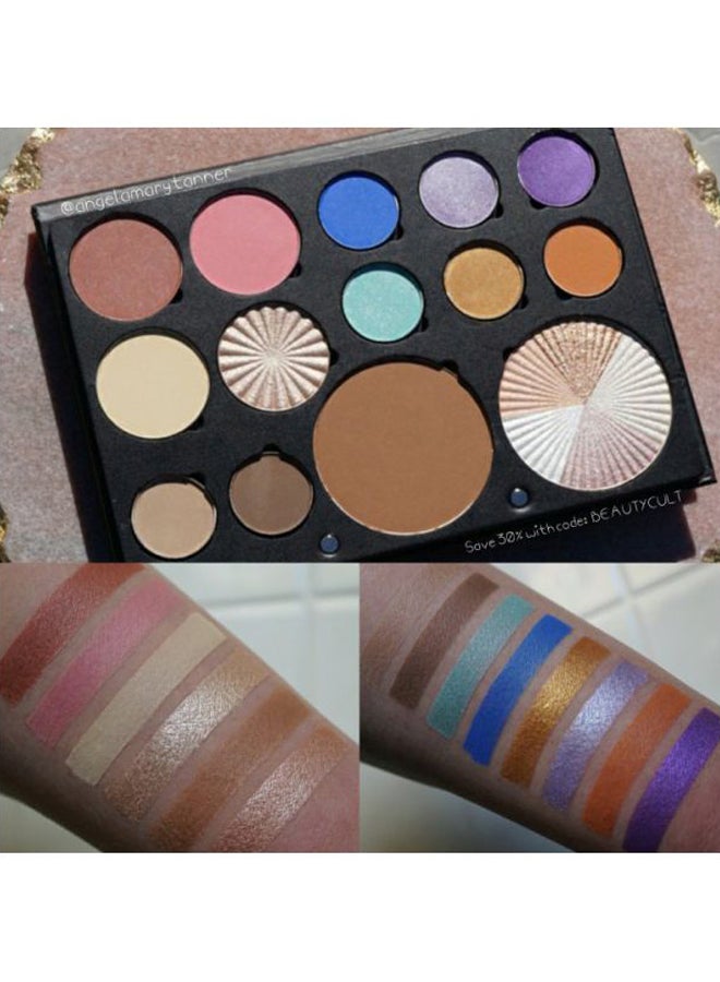 OFRA 14-Multi Shade Professional Free Spirit Makeup Palette Multicolour - Image 4