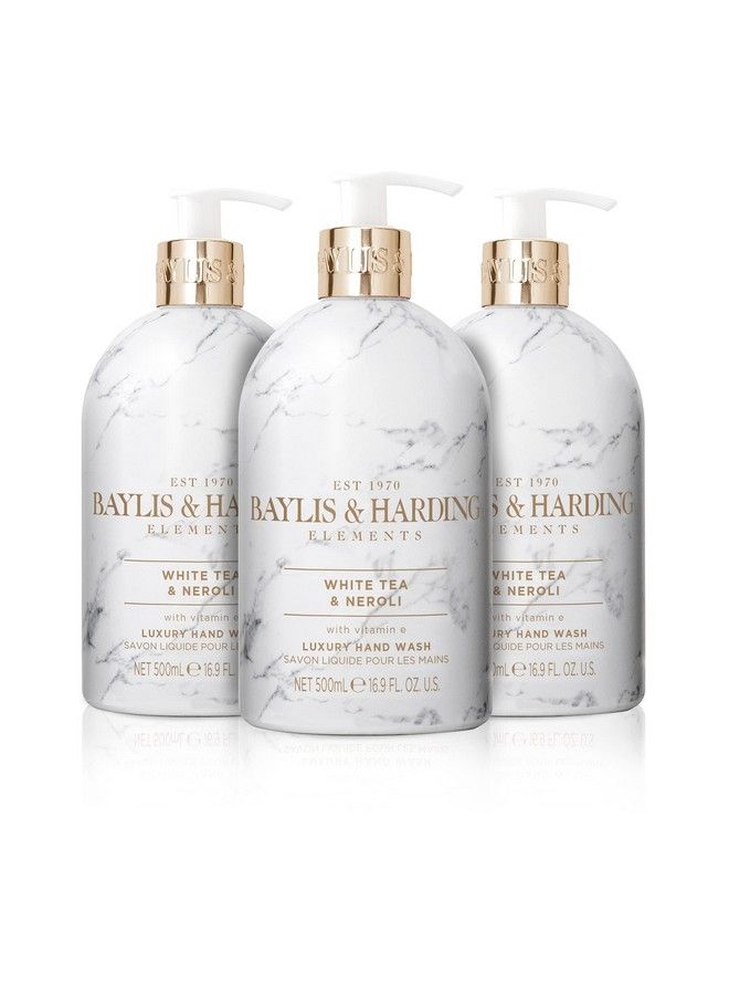 Baylis & Harding بايليس آند هاردينغ عناصر الشاي الأبيض والنيولي 500 مل غسول يدين عبوة من 3 - Image 1