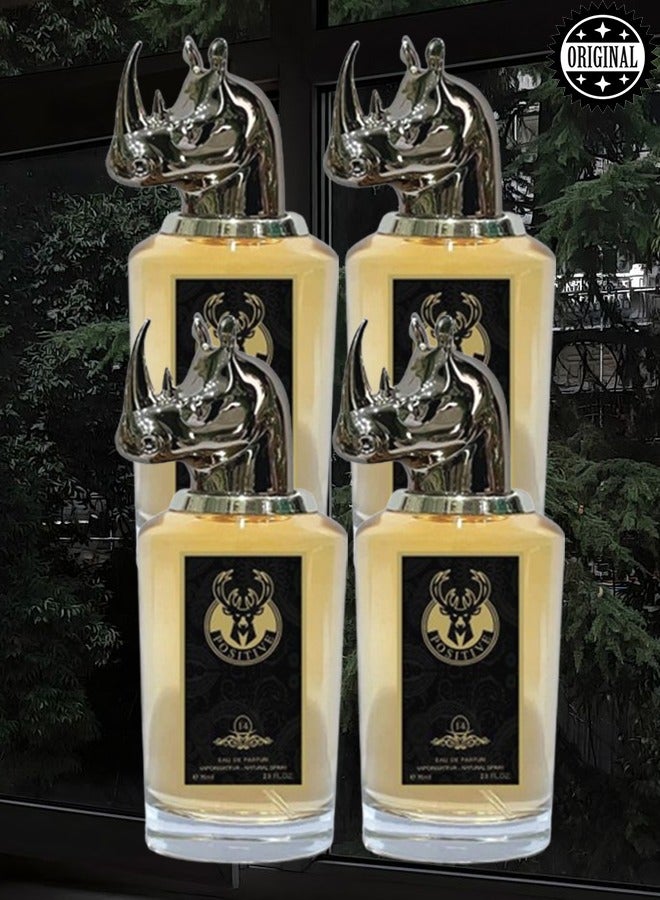 POSITIVE 4 Pieces Positive Number 14 Perfume EDP 75ML - Image 1