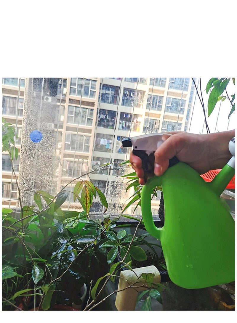 Excefore Multifunctional Dual-Purpose Household Watering Can, Manual Adjustable Garden Accessory Small Watering Can Sprayer - 1L Green.  - Image 5