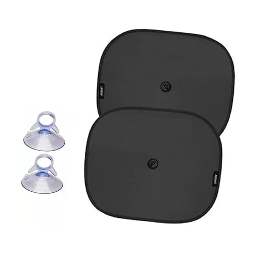 Vocado Car Side Window Stick On Sunshade Set of 2- (Set of 2, Black) - Image 1