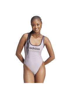 Adidas adidas Sportsw Ub Suit Purple Swim Swimwear 26"  - Image 3