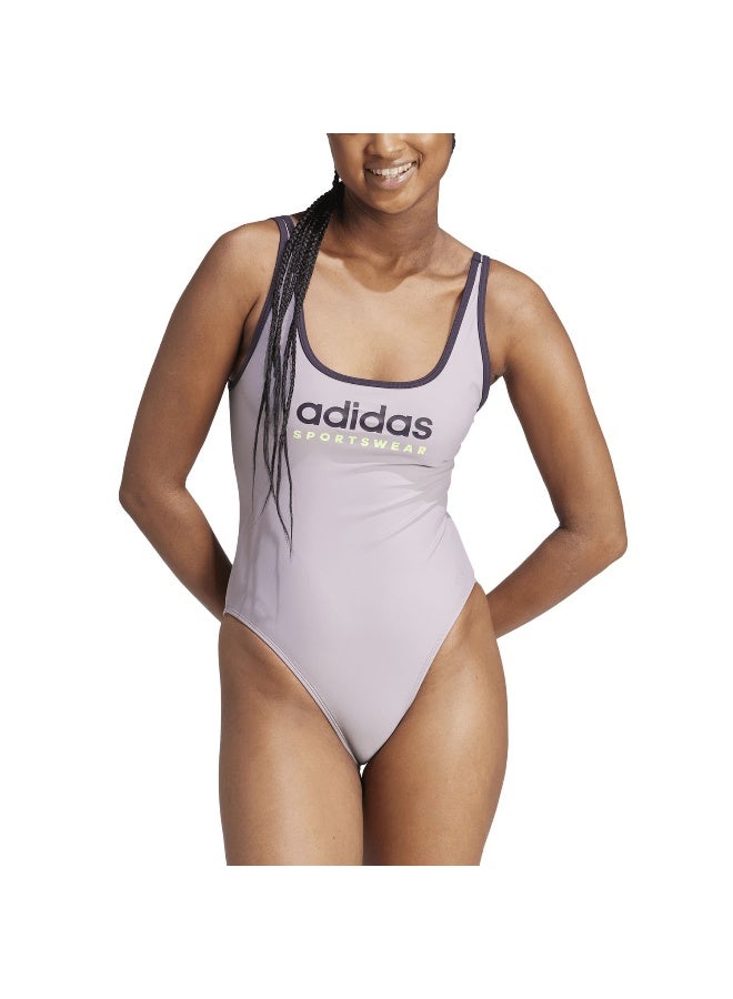 Adidas adidas Sportsw Ub Suit Purple Swim Swimwear 26"  - Image 4