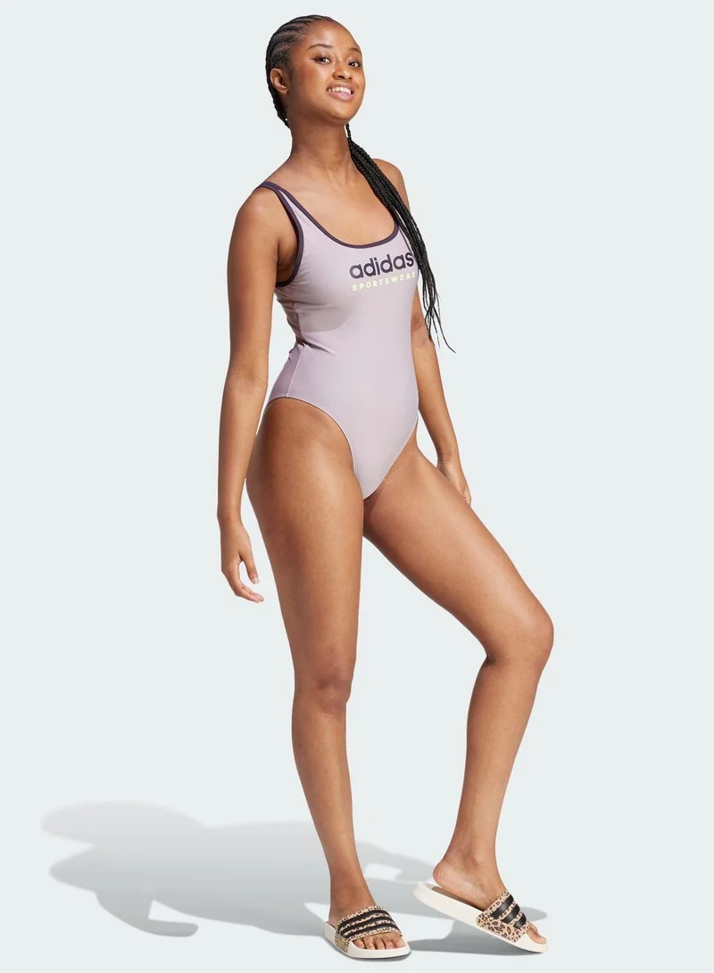 Adidas Sportsw Ub Suit Purple Swim Swimwear 26"