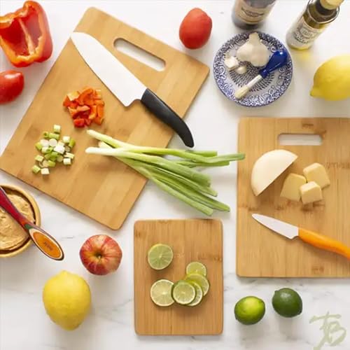 Kolar Heavy Duty Large Natural Bamboo Wood Chopping Cutting Board for Kitchen Vegetables, Fruits & Cheese | Food Safe, Toxin-Free, BPA Free, Eco-Friendly, Anti-Microbial - Image 4
