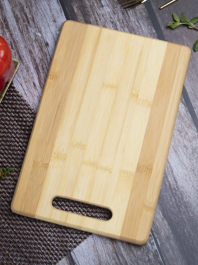 Kolar Heavy Duty Large Natural Bamboo Wood Chopping Cutting Board for Kitchen Vegetables, Fruits & Cheese | Food Safe, Toxin-Free, BPA Free, Eco-Friendly, Anti-Microbial - Image 3