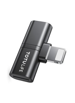 Totulife PURE Series OTG T-Shape Lightning to Lightning x 2 - Black  - Image 1