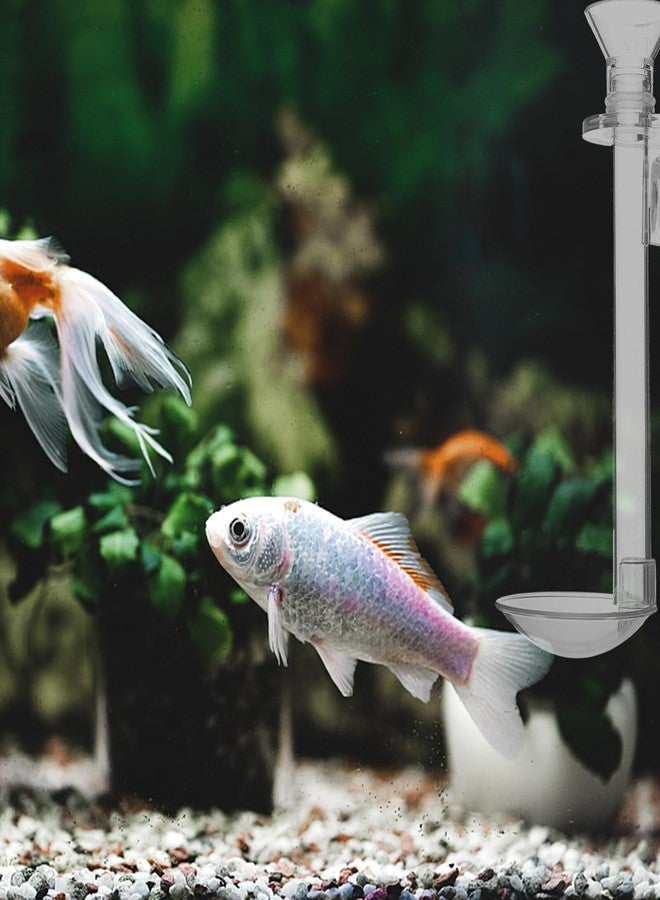 INOOMP Fish Tank Accessories Sturdy Acrylic Fish Feeder Tube Sinking Food for Vacation - Image 4