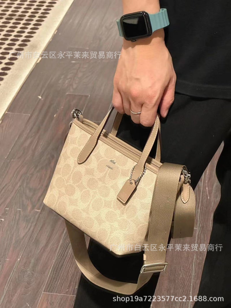 City Mini Wide Shoulder Strap Tote Bag Portable Compact Women'S Bag Messenger Bag Casual Exquisite - Image 2