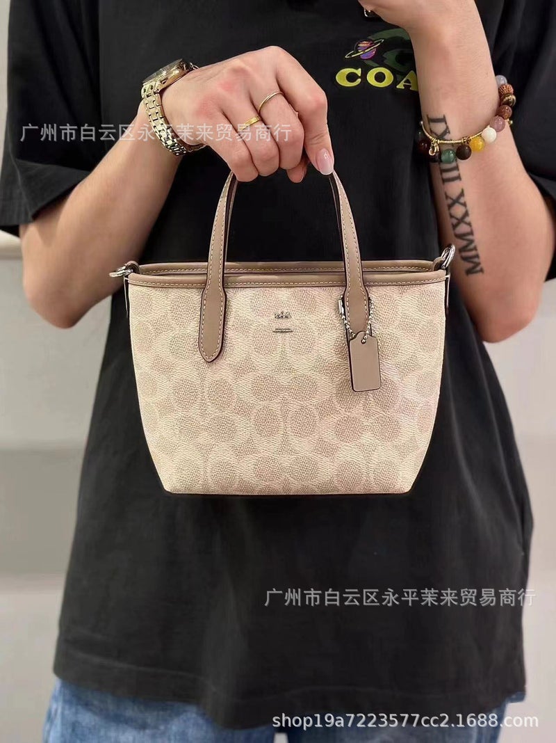 City Mini Wide Shoulder Strap Tote Bag Portable Compact Women'S Bag Messenger Bag Casual Exquisite - Image 3