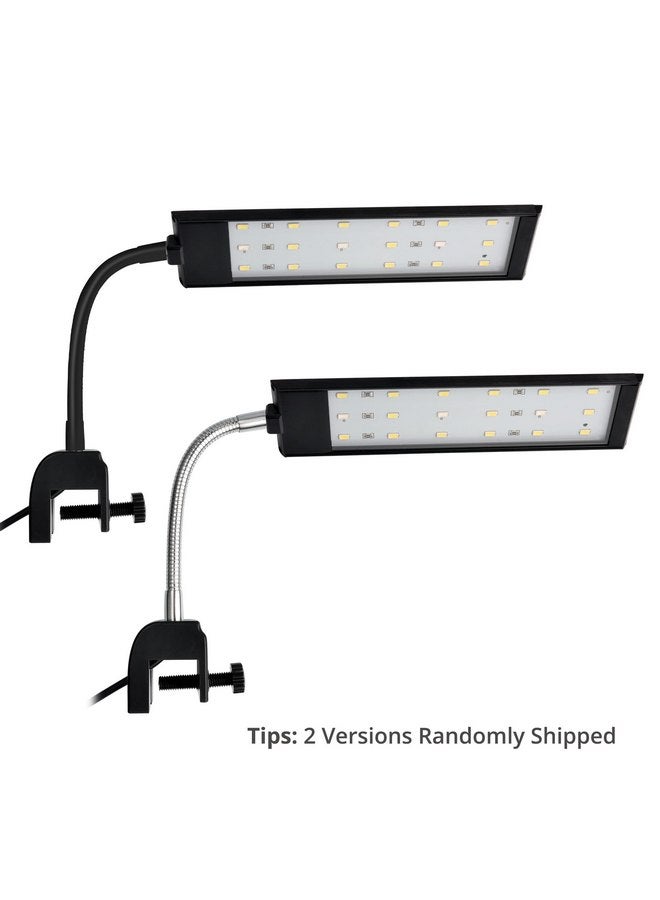 NICREW Fish Tank Clip on Light, Clamp Aquarium Light with White and Blue LEDs, 320LM, 7 Watts
