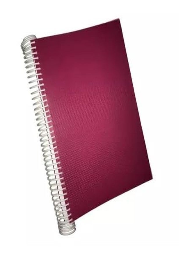 Dotpot Spiral Binding White Heavy Quality Plastic Spiral Ring/Coil/Loop Manual Ring Binder (8mm) - Image 3