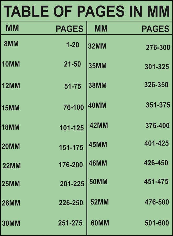 Dotpot Spiral Binding White Heavy Quality Plastic Spiral Ring/Coil/Loop Manual Ring Binder (8mm) - Image 4
