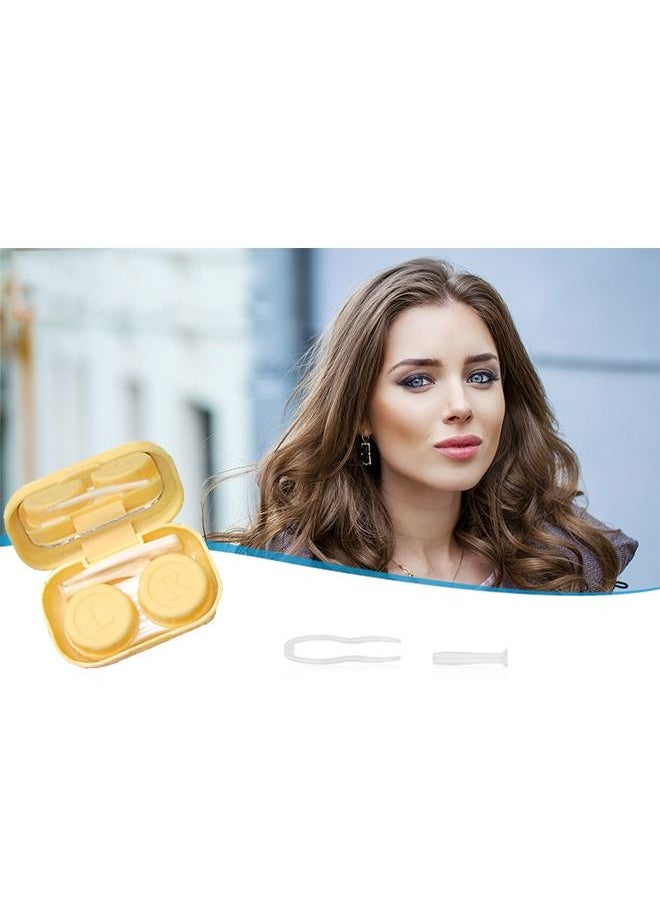 Generic Contact Lens Case With Mirror Container L And R Caps  - Image 5
