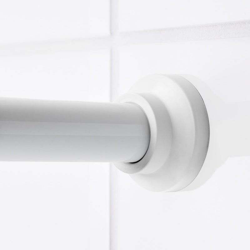 BS Case Ikeaa BOTAREN Shower Curtain Rod, Extends 120-200 cm, Easy Screwless Installation, White - Image 3