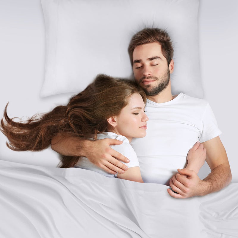 Utopia Bedding Utopia Bedding Twin Sheet Set - Jersey Knit Sheets 3 Piece Twin Jersey Sheet Set - Cotton Jersey Sheets - Soft T-Shirt Stretchy Sheets (Twin  White)  - Image 5