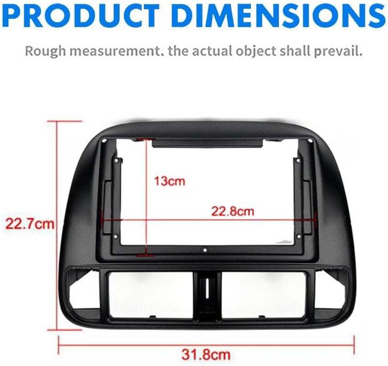 Bestycar 9 Inch Double DIN Dash Installation Mounting Kit for Honda Civic (EJ/EK/EM) 1995-2001 - Image 5