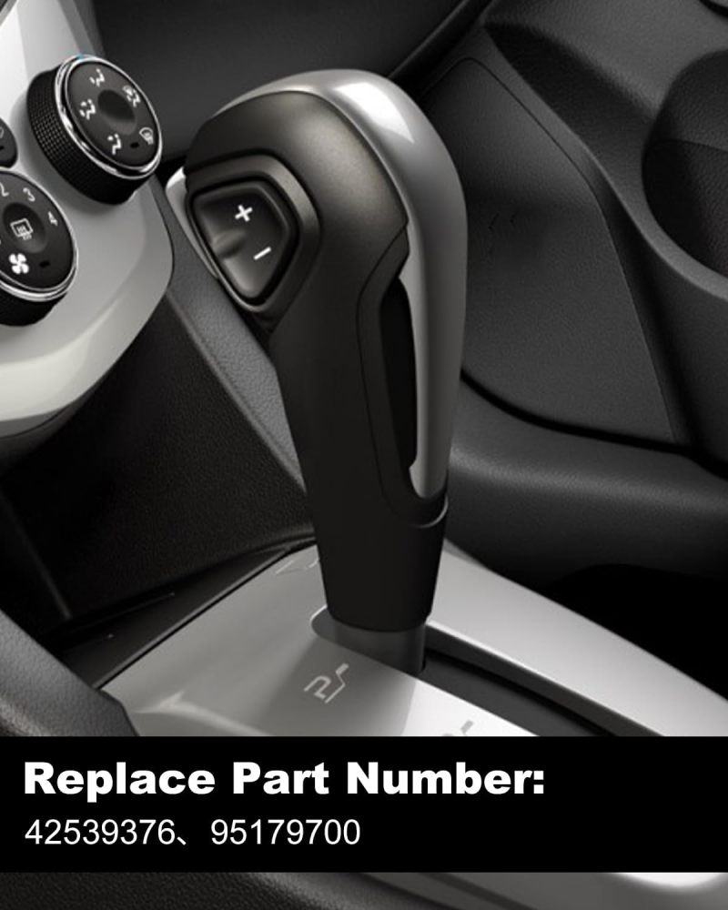 Automatic Shift Knob: Aluminum Alloy With Soft Touch - Perfect Fit For Chevrolet Trax 2013-2017 Sonic 2012-2017, Sleek Matte Design Chrome Accents, Easy Install For Car Interior Upgrade - Image 3