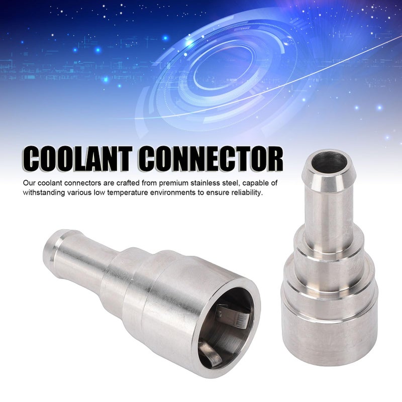 Stainless Steel Coolant Hose Connector With Integrated O Rings For Deville Seville Silverado - Image 3
