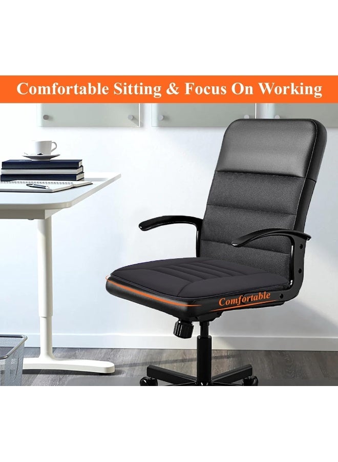 kingphenix Car Seat Cushion with 1.2inch Comfort Memory Foam, Car Seat Pad for Auto Car Supplies Office Chair by King Phenix (Black) - Image 3