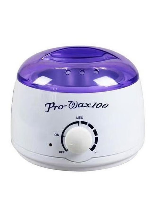 Pro-Wax100 - Hot Wax Warmer Heater Machine Pot White/Purple - Image 1
