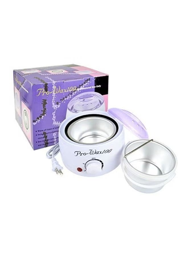 Pro-Wax100 - Hot Wax Warmer Heater Machine Pot White/Purple - Image 1