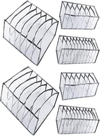 6 Pack Underwear Organizer, Drawer Organizer and Storage for Clothes, Foldable Washable Clothes Drawer Organizer, Clothing Organizer Drawer Divider 6/7/11 Compartments for Bra, Socks and Panties - pzsku/Z0C7FC42FE2E816FE72AAZ/45/_/1724096574/f144f854-7258-4c7f-986b-f997556648b3