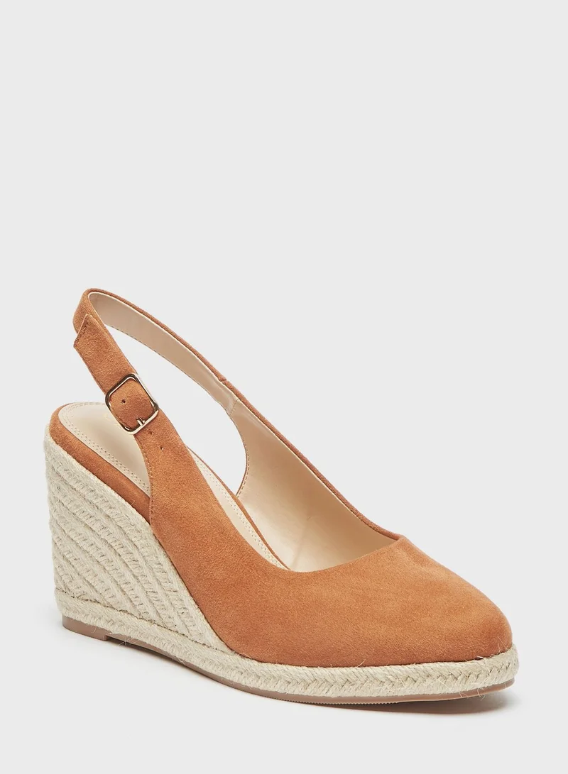 Celeste Pointed Toe Wedge Heel Pumps