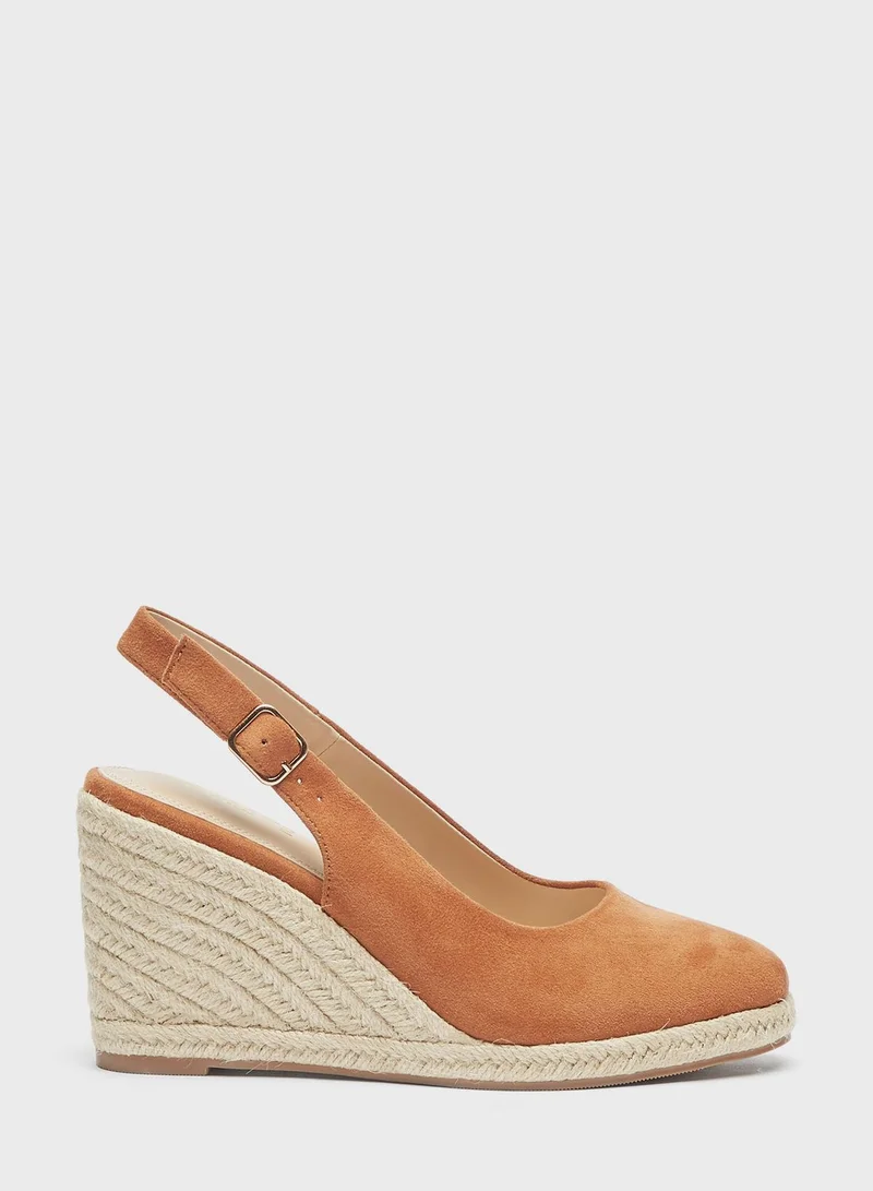Celeste Pointed Toe Wedge Heel Pumps