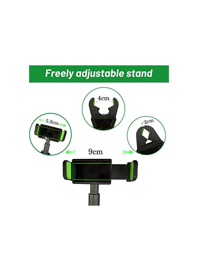 ShowTop Rearview Mirror Phone Holder for Car 360°Universal Car Phone Holder Vehicle Back Seat Mobile Phone Holder Adjustable Cradle for iPhone, Samsung, LG,Smartphone - Image 3