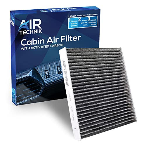 AirTechnik CF12436 Cabin Air Filter w/Activated Carbon | Fits 2016-2025 Select Subaru Ascent, Crosstrek, Impreza, Legacy, Outback, XV, Toyota, C-HR, Corolla, Prius, RAV4, Venza - 72880-FL00A - Image 1