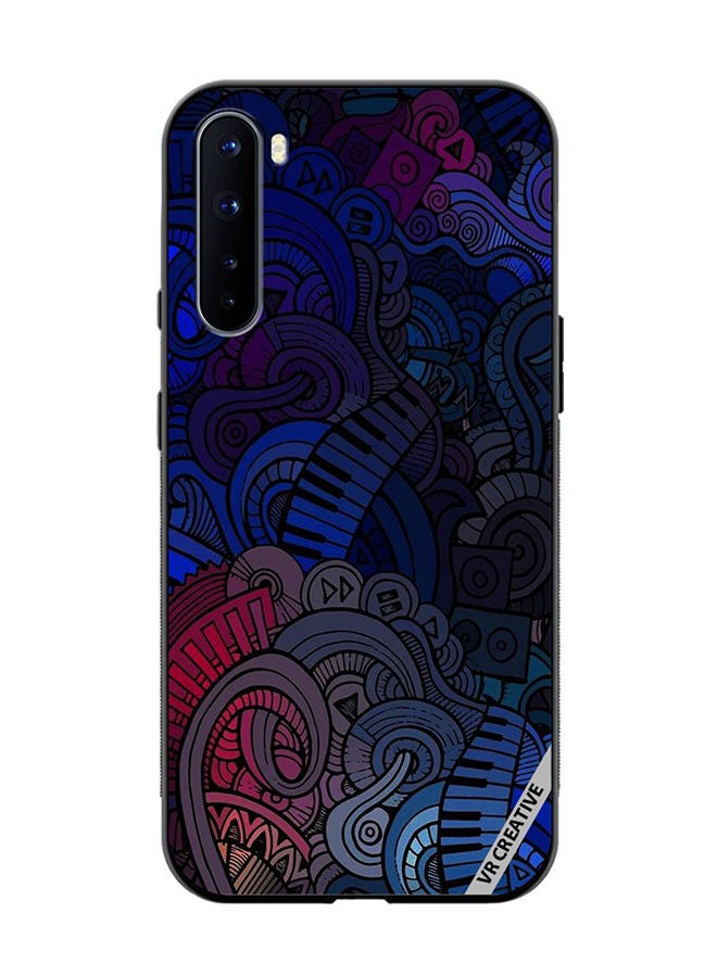 VR CREATIVE Protective Case Cover For OnePlus Nord Music Design Multicolour - Image 1