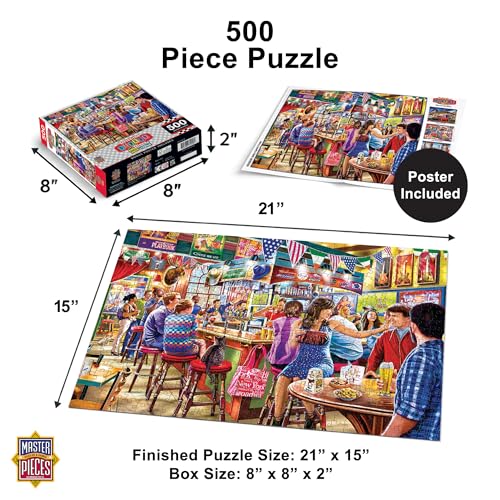 Masterpieces 550 Piece Jigsaw Puzzle for Adults and Family Duffys Sports Suds 18x24 - Image 5