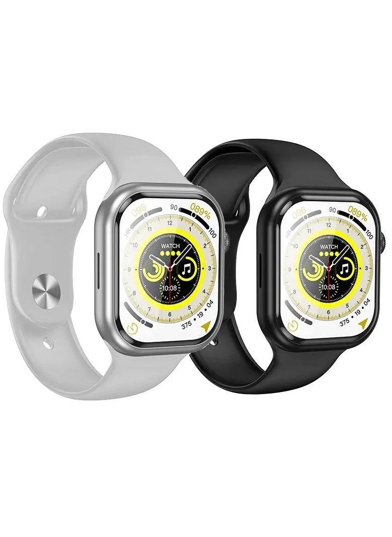 Hoco - Smartwatch HOCO Y23 Sports Calling Edition – 2.02-inch Smooth Touch Screen, Bluetooth V5.0, Heart Rate & Sleep Monitoring, Physical Activity Tracker, Sedentary Reminder – White, Waterproof Smartwatch for Fitness, Calls, and Notifications - Image 1