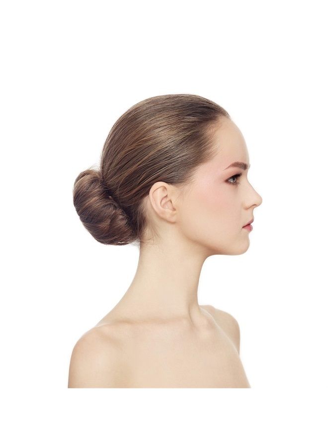 BEAUTÉ GALLERIA Beaute Galleria 3 Pieces Hair Donut Bun Maker Ring Style Mesh Chignon Ballet Sock Bun (Large, Medium, Small) (Black) - Image 1