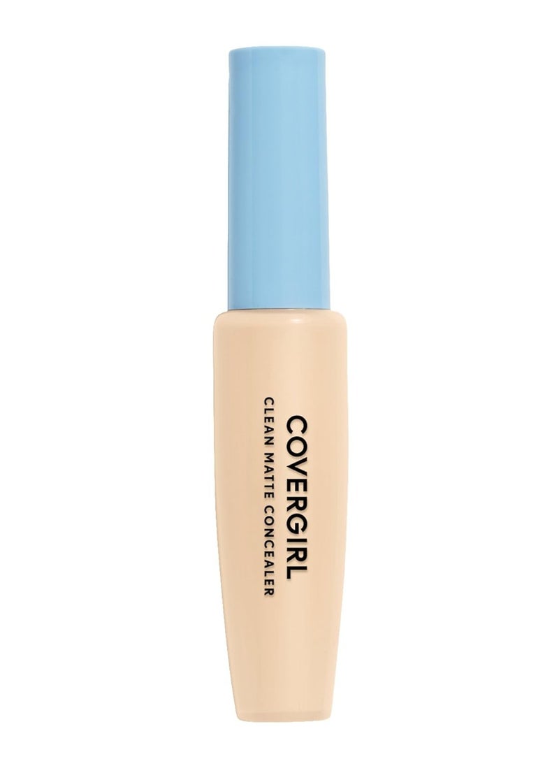 CoverGirl COVERGIRL - Clean Matte Concealer, Oil-Free, Lightweight Formula, Blendable, Natural-Looking Coverage, 100% Cruelty-Free  - Image 1