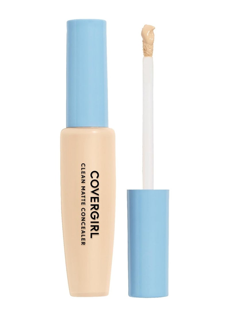 CoverGirl COVERGIRL - Clean Matte Concealer, Oil-Free, Lightweight Formula, Blendable, Natural-Looking Coverage, 100% Cruelty-Free  - Image 2