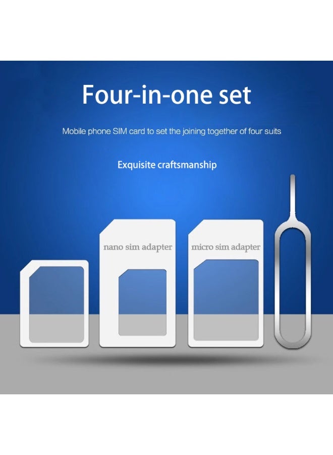 Nova future 3Pack Sim Card Adapter Nano Micro - Standard 4 in 1 Converter Kit with Steel Tray Eject Pin - Image 3