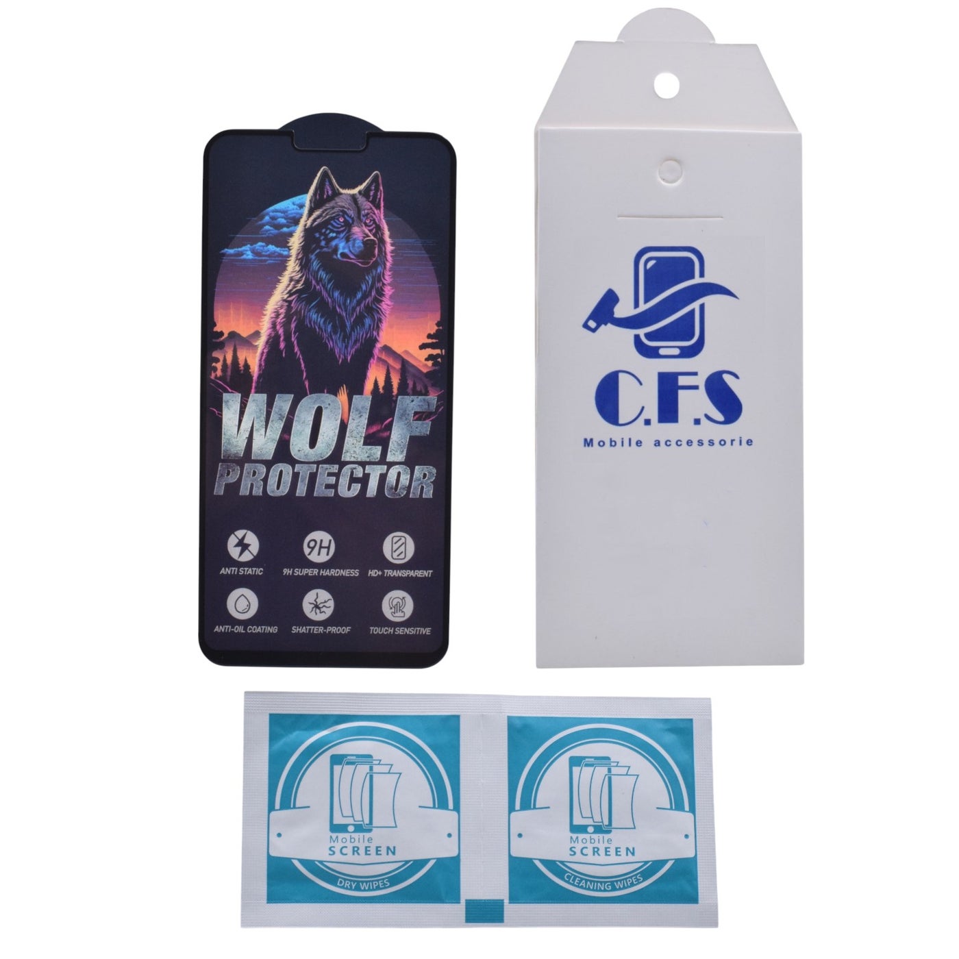 wolf Wolf Glass Screen Protector For OPPO F7 Z0C80844AAD7EFD1F2976Z
